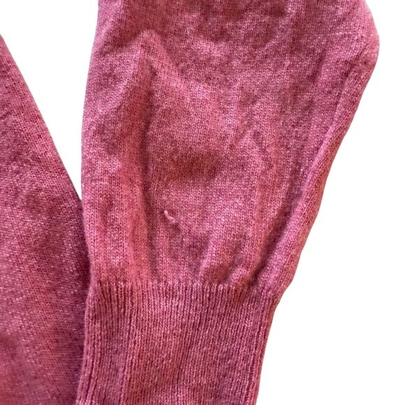 SUTTON STUDIO Womens 100% Cashmere Red Mock Turtleneck Sweater Size M - Picture 3 of 11